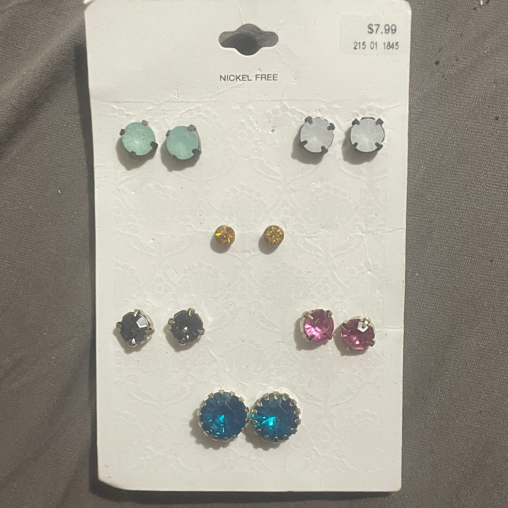 Target Multicolor Stud Earrings Set
